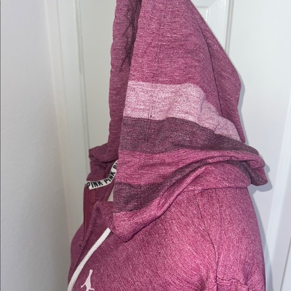 Victoria's Secret Pink 3/4 Sleeve‎ Hoodie Sweatshirt  Large - Picture 5 of 8
